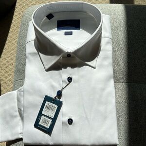 New with tags David Donahue mens dress shirt.